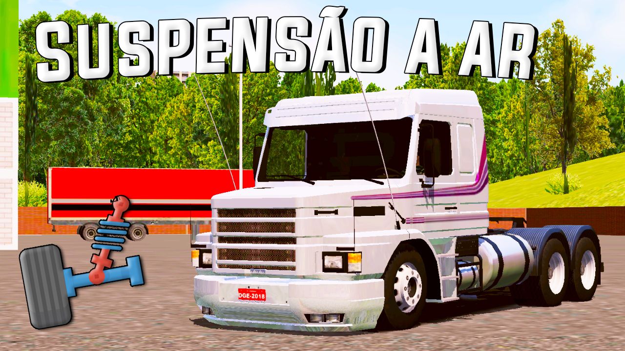 Atualização do World Truck Driving Simulator - SUSPENSÃO A AR  (ARQUEAR/REBAIXAR) 